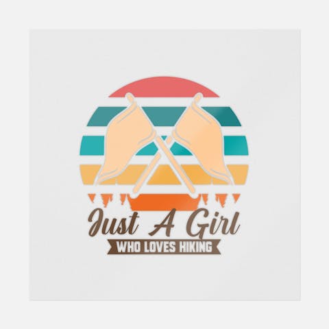 Just A Girl Who Loves Hiking - Ninja Transfers