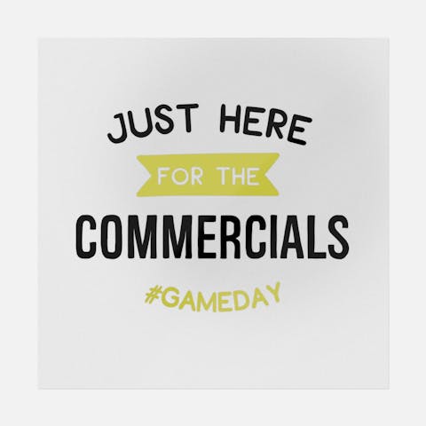 Just Here For The Commercials - Ninja Transfers