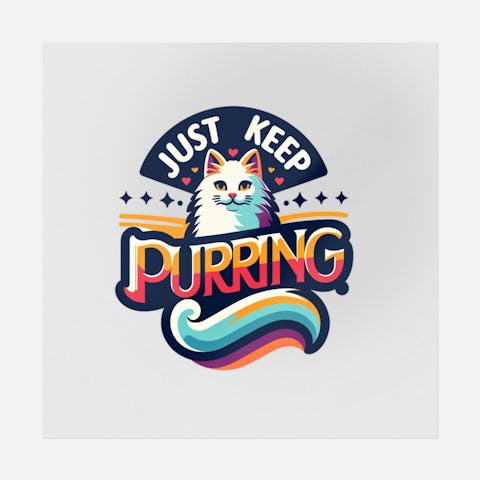 Just Keep Purring - Ninja Transfers