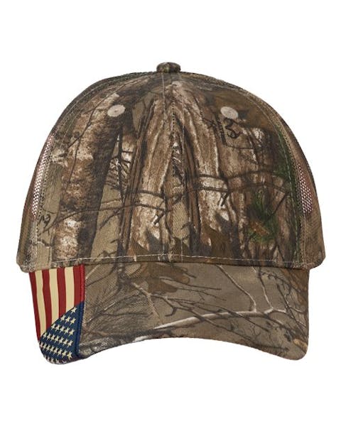 Kati LC350M Camo Woven USA Flag Mesh Cap - Ninja Transfers