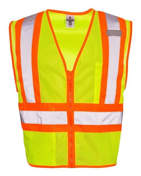 Kishigo 1055 - 1056 Ultra - Cool Contrasting Mesh Vest - Ninja Transfers