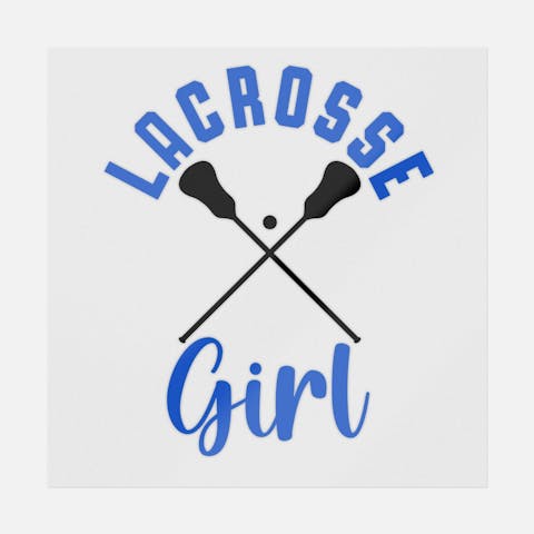Lacrosse Girl - Ninja Transfers