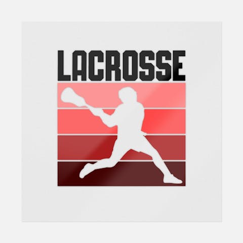 Lacrosse Red - Ninja Transfers