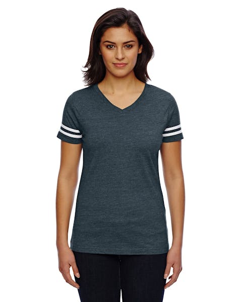 LAT 3537 Ladies' Football T-Shirt - Ninja Transfers