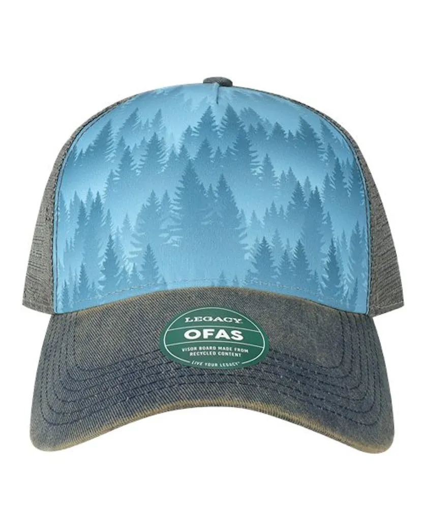 LEGACY OFAFP Old Favorite Five - Panel Trucker Cap - Ninja Transfers