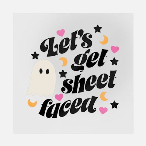 Let's Get Sheet Faced - Ninja Transfers
