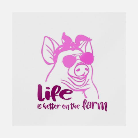 Life Is Better On The Farm - Ninja Transfers