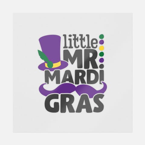 Little Mr. Mardi Gras - Ninja Transfers