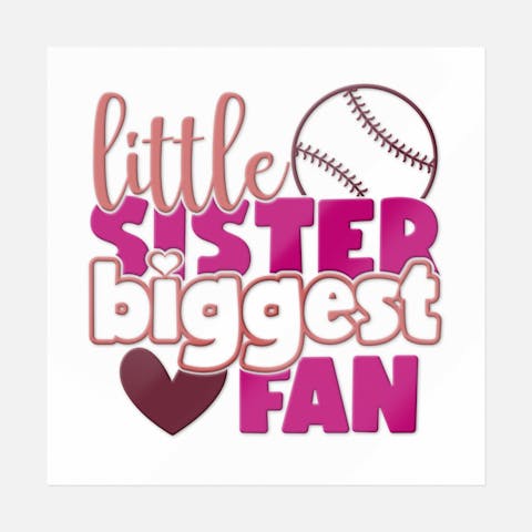 Little Sister Biggest Fan - Ninja Transfers