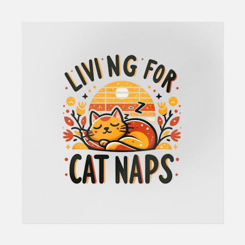 Living for Cat Naps - Ninja Transfers