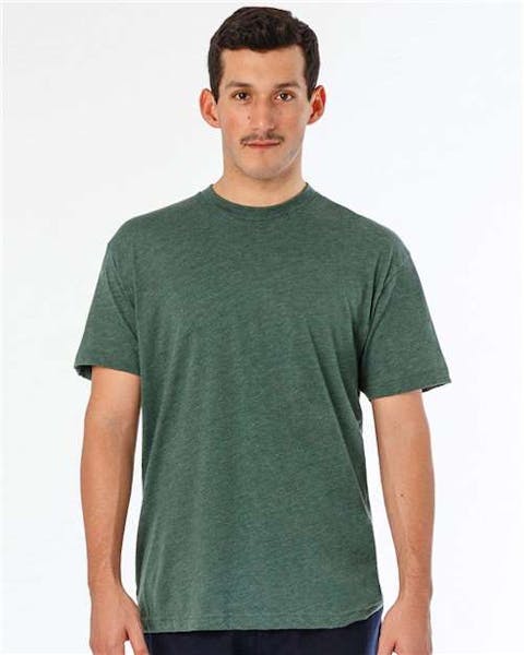 Los Angeles Apparel FF01 USA - Made 50/50 Poly/Cotton T-Shirt - Ninja Transfers