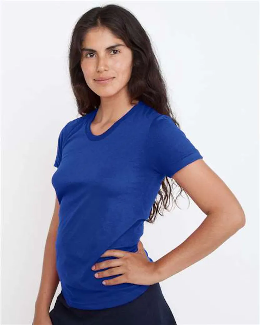 Los Angeles Apparel FF3001 USA - Made Women's 50/50 T-Shirt - Ninja Transfers