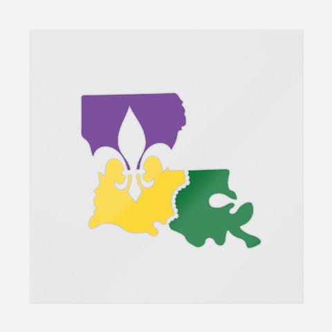 Louisiana Silhouette - Ninja Transfers