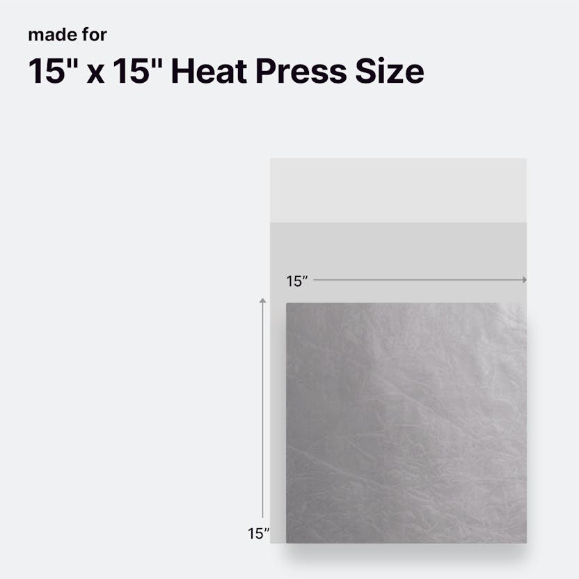 Lower Heat Press Platen Cover - Ninja Transfers