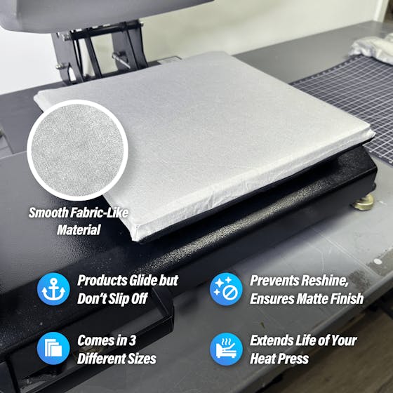 Lower Heat Press Platen Cover - Ninja Transfers
