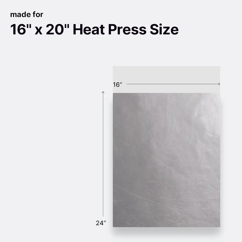 Lower Heat Press Platen Cover - Ninja Transfers
