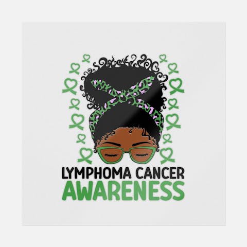 Lymphoma Messy Bun - Ninja Transfers