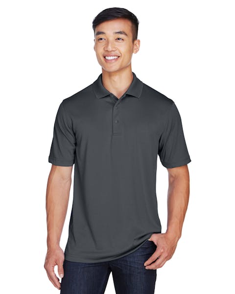 Harriton M345 Men's Advantage Snag Protection Plus IL Snap Placket Polo