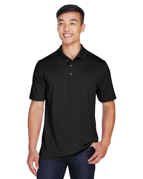 Harriton M345 Men's Advantage Snag Protection Plus IL Snap Placket Polo