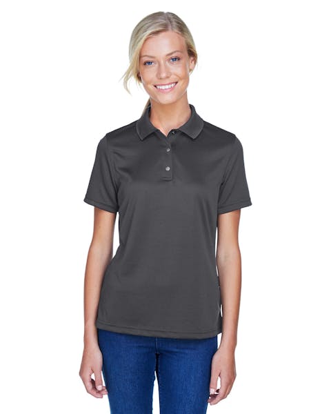 Harriton M345W Ladies' Advantage Snag Protection Plus IL Snap Placket Polo