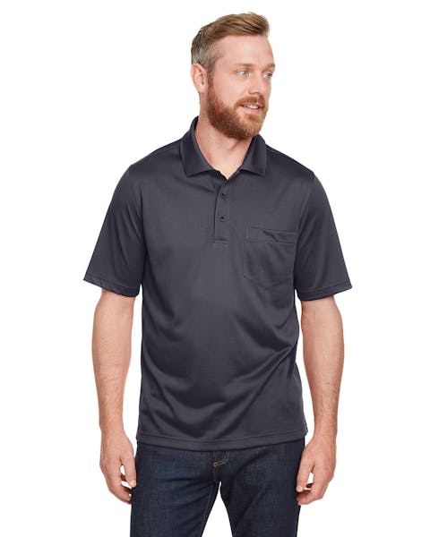 Harriton M348P Men's Advantage Snag Protection Plus IL Pocket Polo