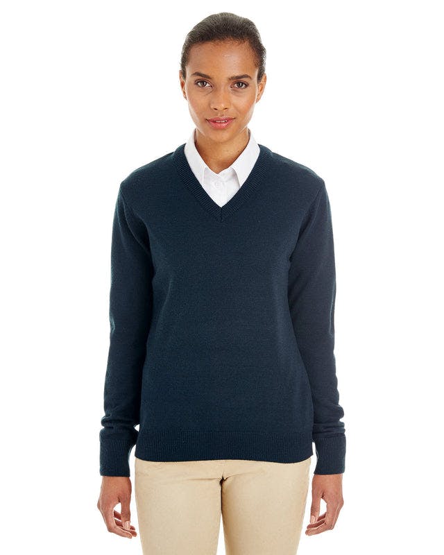 Harriton M420W Ladies' Pilbloc V-Neck Sweater