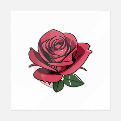 Majestic Rose Meadow Flower - Ninja Transfers