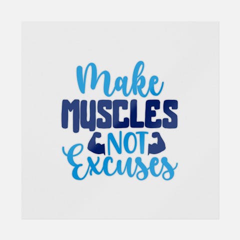 Make Muscles Not Excuses - Ninja Transfers