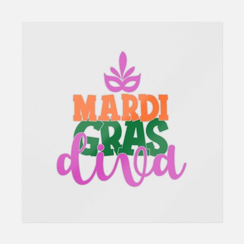 Mardi Gras Diva - Ninja Transfers