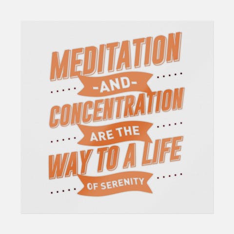 Meditation And Concentration - Ninja Transfers