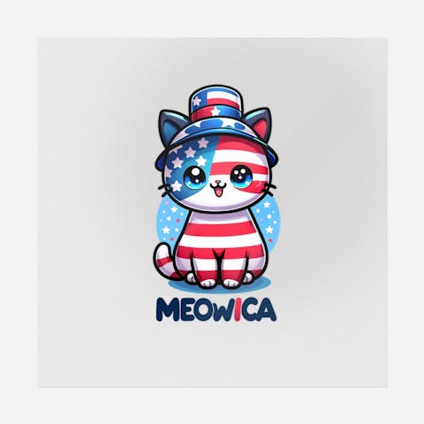 Meowica Cute Art - Ninja Transfers