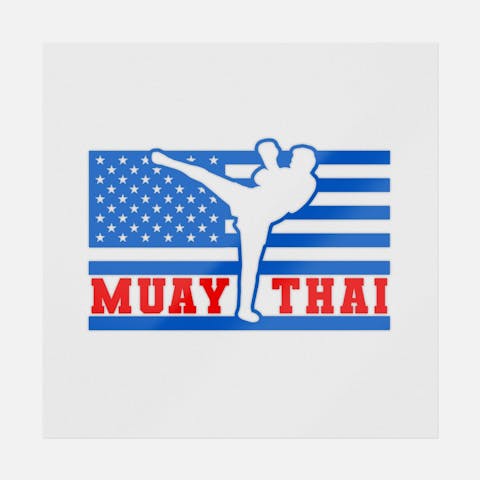 Muay Thai Flag - Ninja Transfers