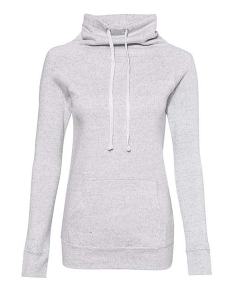 MV Sport W20155 Women’s Space - Dyed Cowl Neck Sweatshirt - Ninja Transfers