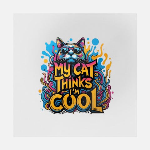 My Cat Thinks I'm Cool - Ninja Transfers