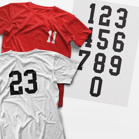 Names & Numbers DTF Gang Sheet Builder - Ninja Transfers