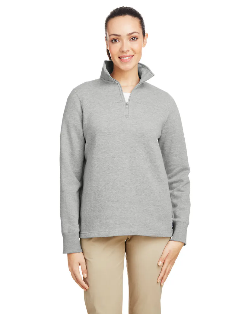 Nautica N17397 Ladies' Anchor Quarter - Zip Pullover - Ninja Transfers