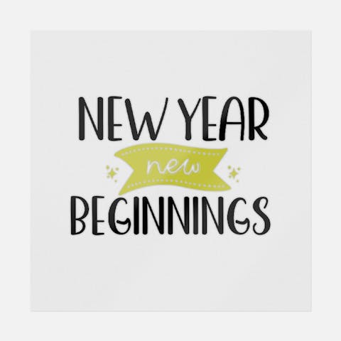 New Year New Beginnings - Ninja Transfers