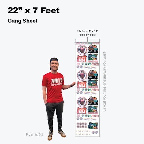 DTF Gang Sheet - Upload a Print Ready File