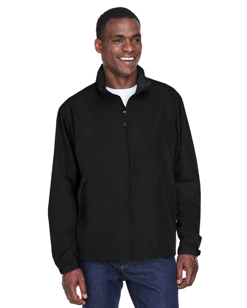 North End 88083 Men's Techno Lite Jacket - Ninja Transfers
