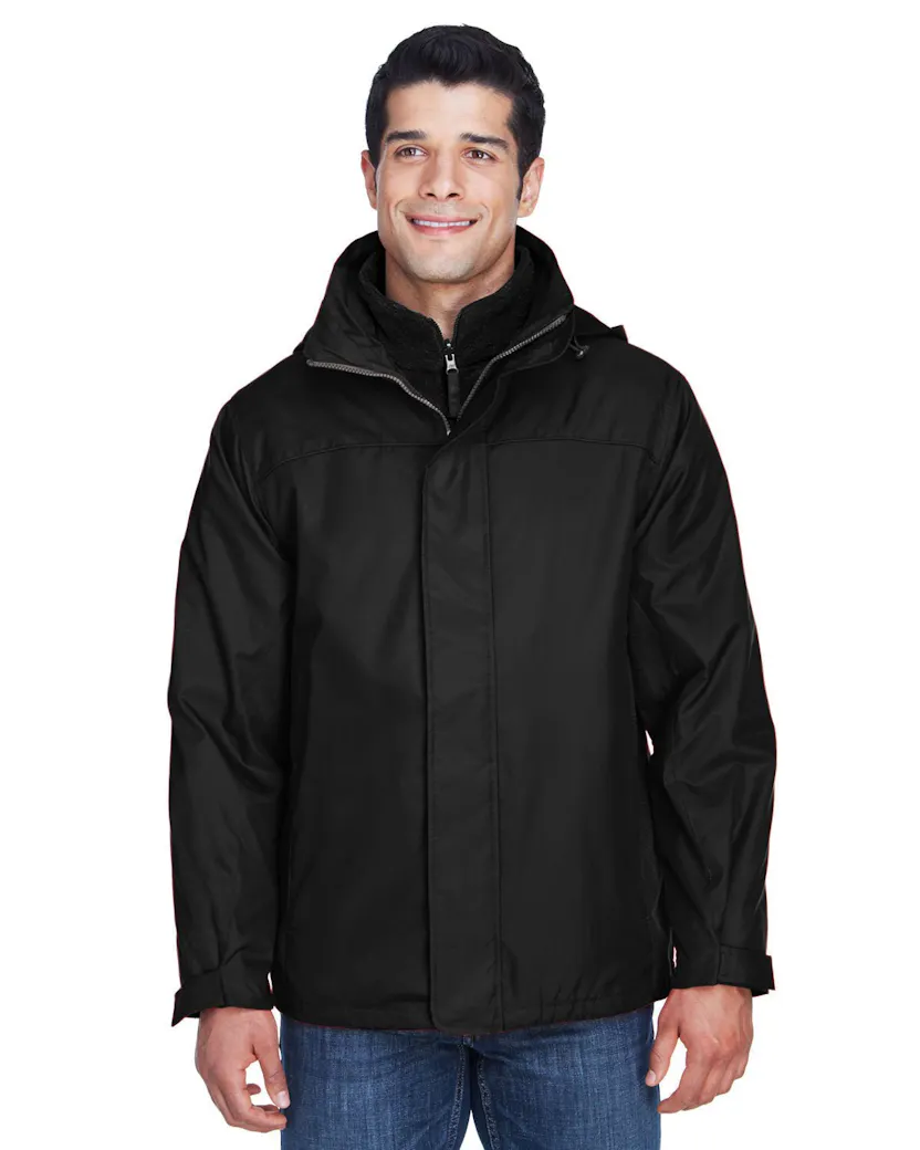 North End 88130 Adult 3 - in - 1 Jacket - Ninja Transfers
