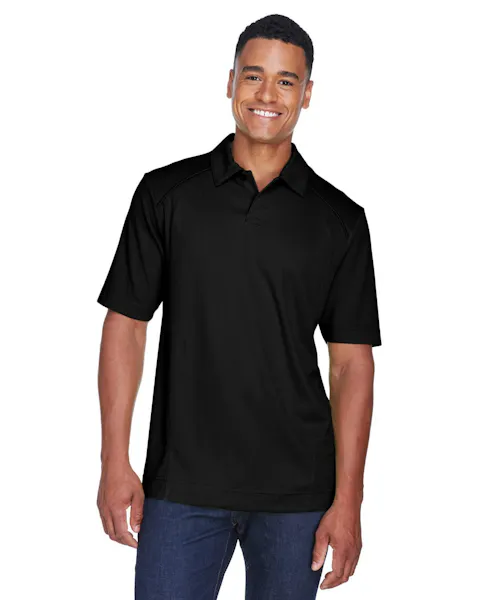 North End 88632 Men's Recycled Polyester Performance Piqu Polo - Ninja Transfers