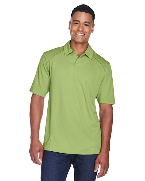 North End 88632 Men's Recycled Polyester Performance Piqu Polo - Ninja Transfers