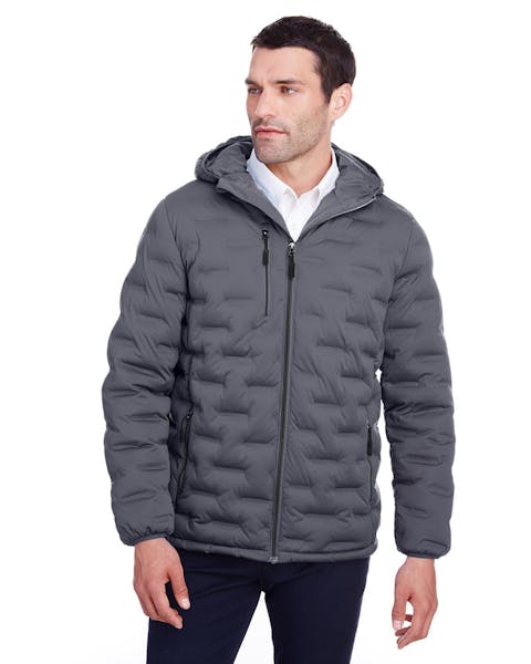 North End NE708 Men's Loft Puffer Jacket - Ninja Transfers