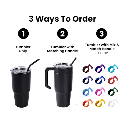 Vaso de 30 oz (recubierto de polvo)