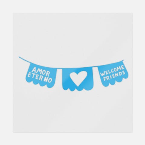 Papel Picado Welcome Friends - Ninja Transfers
