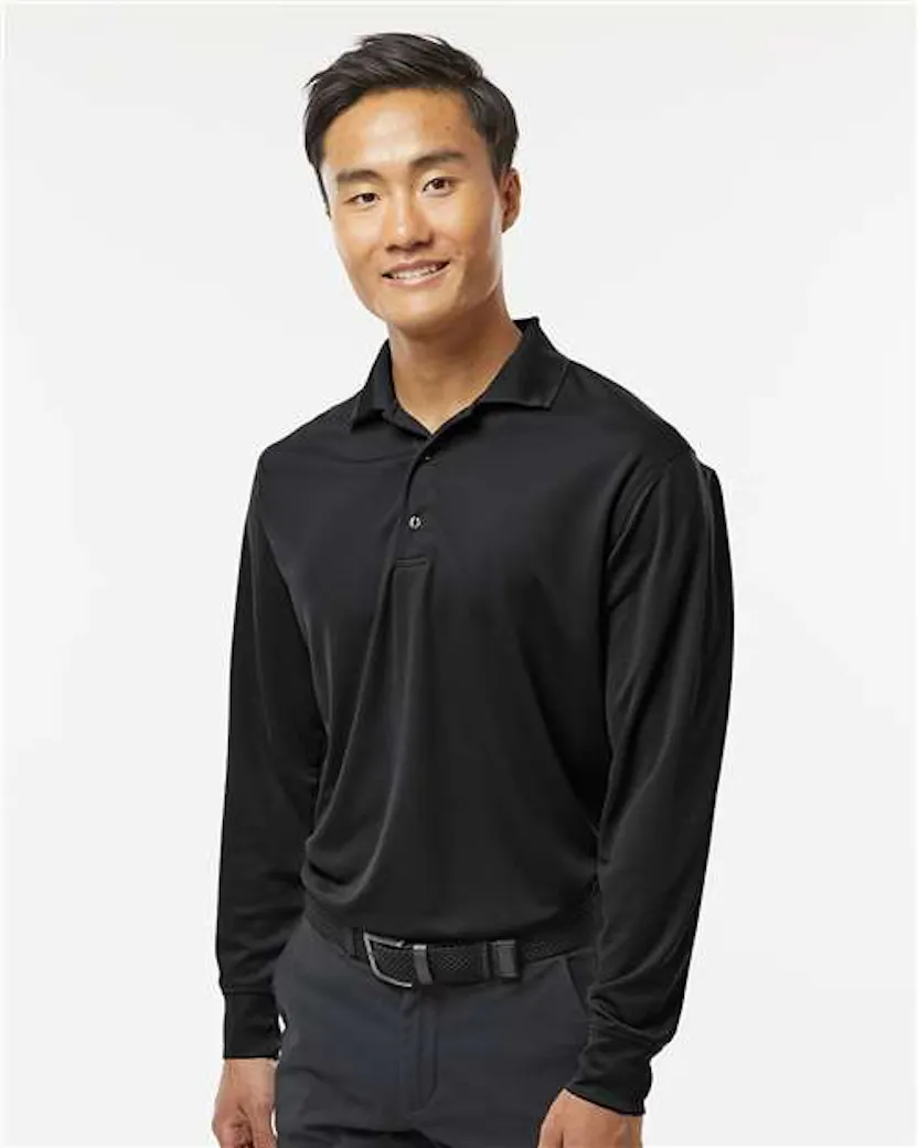 Paragon 110Pa Prescott Long Sleeve Polo - Ninja Transfers