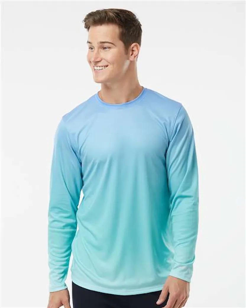 Paragon 225 Barbados Performance Pin Dot Long Sleeve T-Shirt - Ninja Transfers