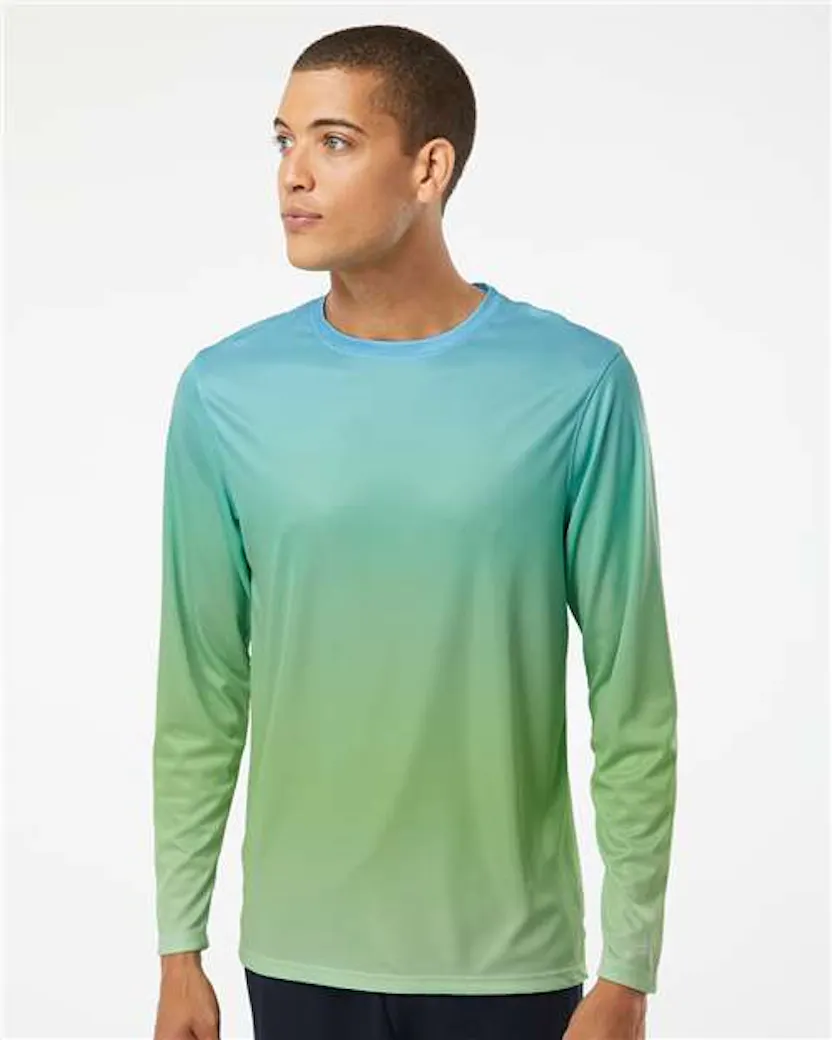 Paragon 225 Barbados Performance Pin Dot Long Sleeve T-Shirt - Ninja Transfers