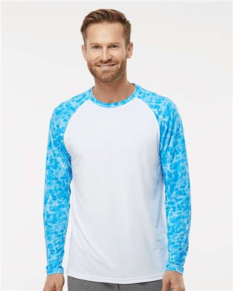 Paragon 231 Panama Colorblocked Long Sleeve T-Shirt - Ninja Transfers