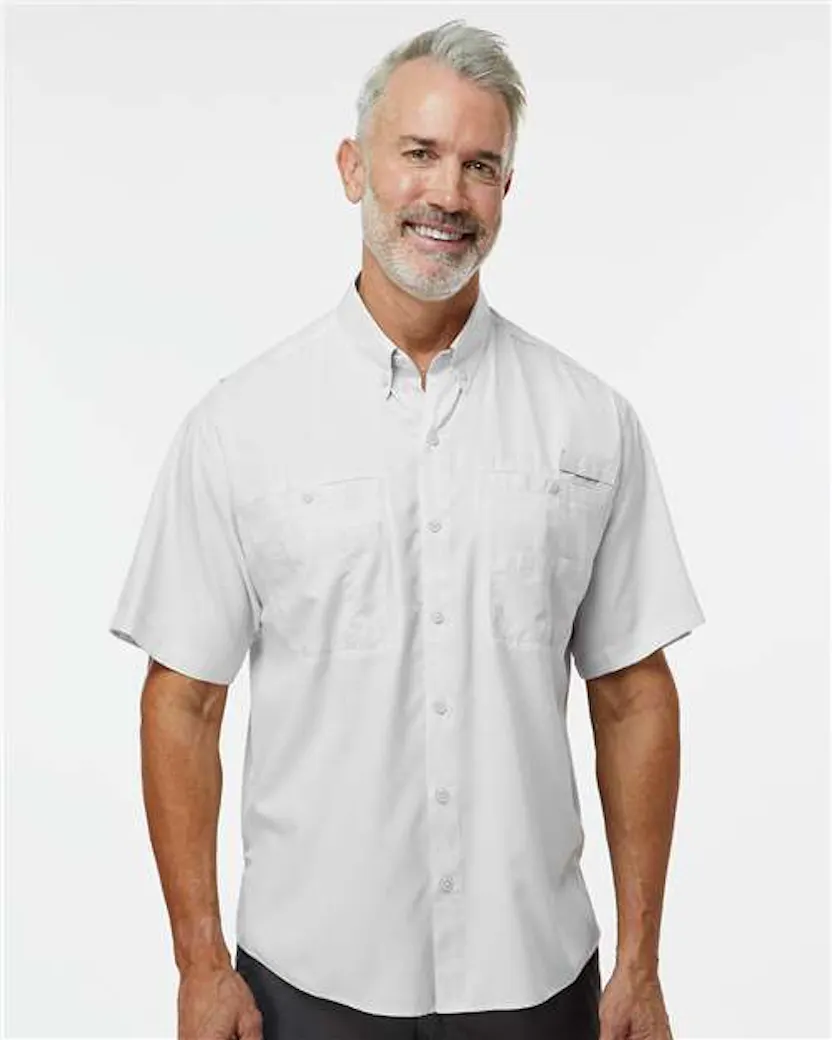 Paragon 700 Hatteras Performance Short Sleeve Fishing Shirt - Ninja Transfers